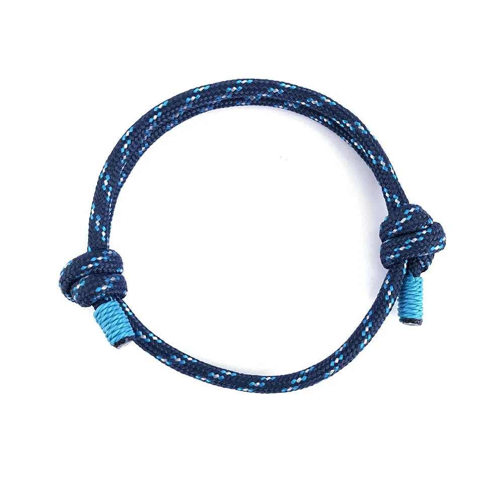 12 Colors Shoelace Style Adjustable Survival Rope Bracelet