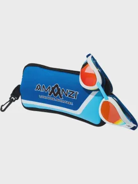 Amanzi Dominate Sunset Mirror goggles -White/Indigo