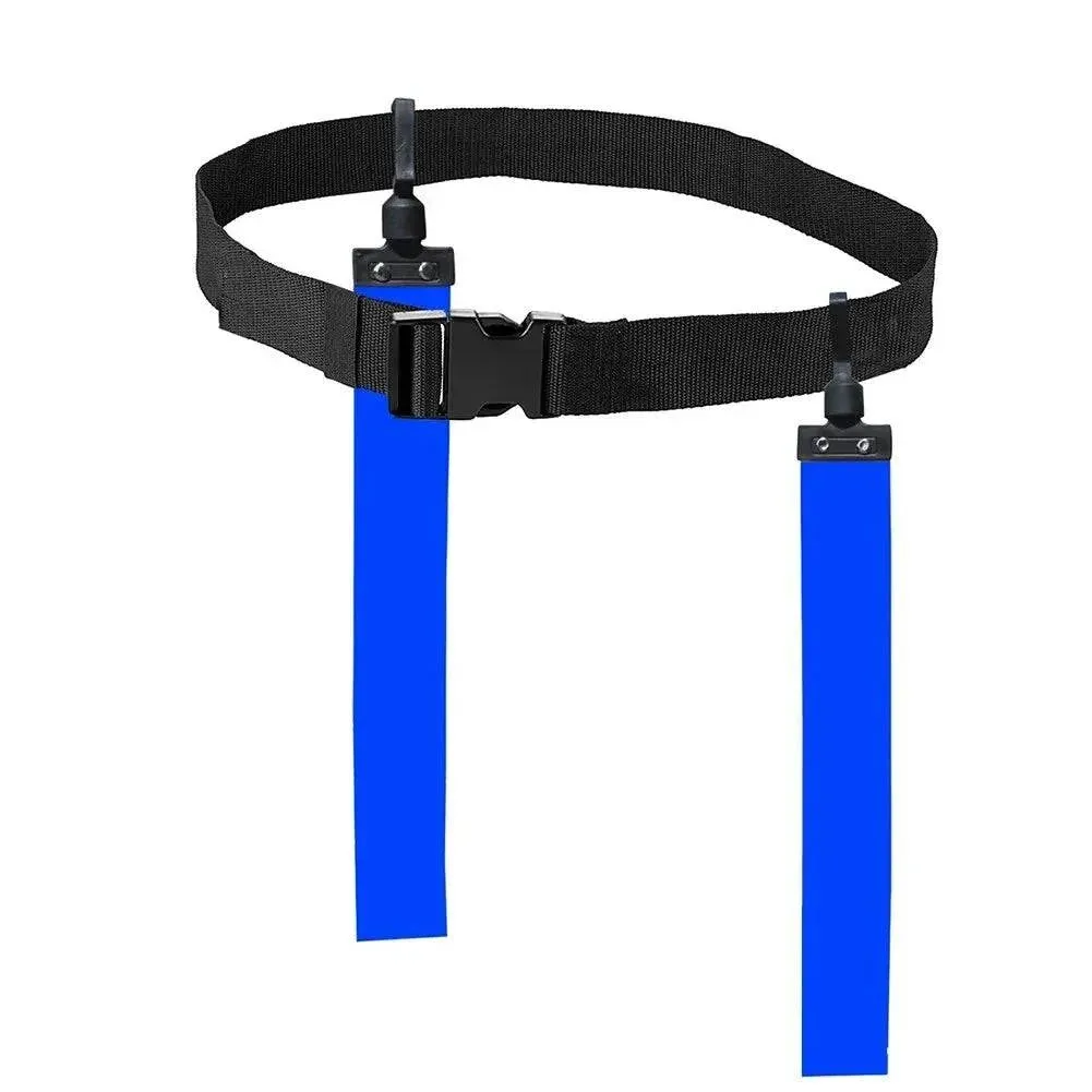 American Football Match Training Belt Adjustable Rugby Flag Tag Waist Strap Flag Adjustable Ribbon Professional Free Size Belt