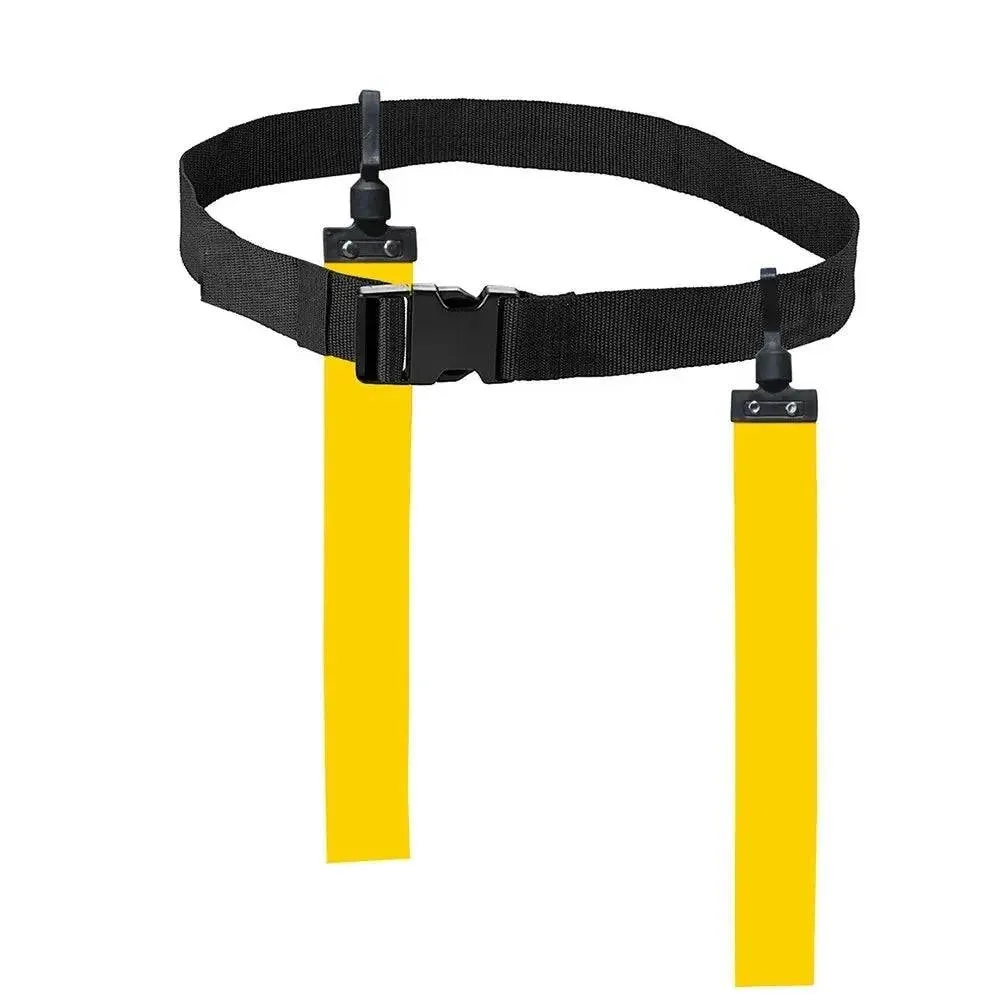 American Football Match Training Belt Adjustable Rugby Flag Tag Waist Strap Flag Adjustable Ribbon Professional Free Size Belt
