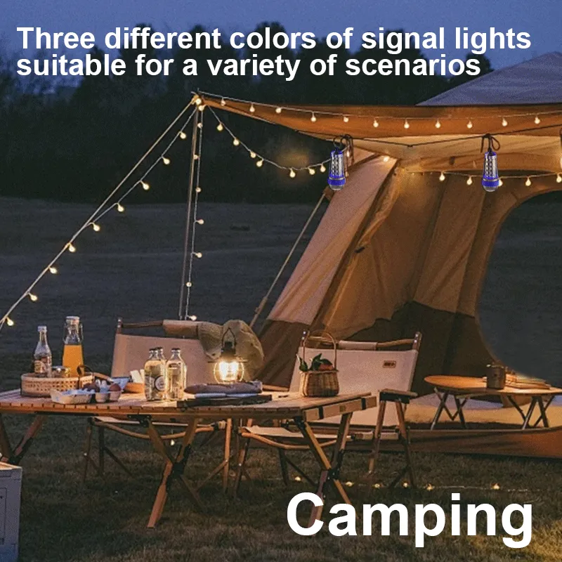 Brinyte A01 Multifunctional 4-Colour Safety Signal Light, Outdoor Camping Light