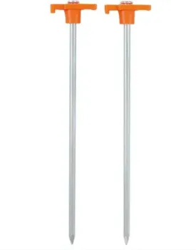 Highlander Steel Rock Tent Pegs 10 inches Pack of 4