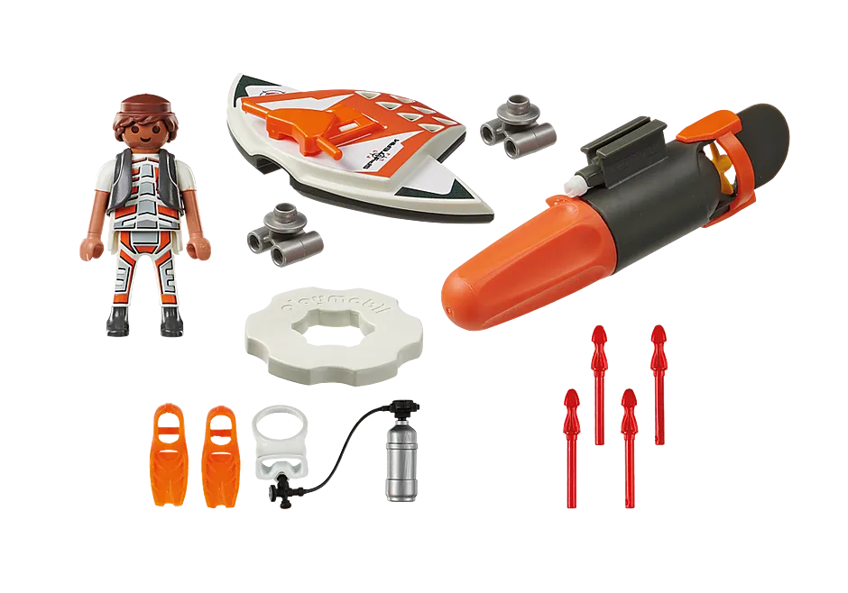 Playmobil Top Agents SPY TEAM Underwater Wing