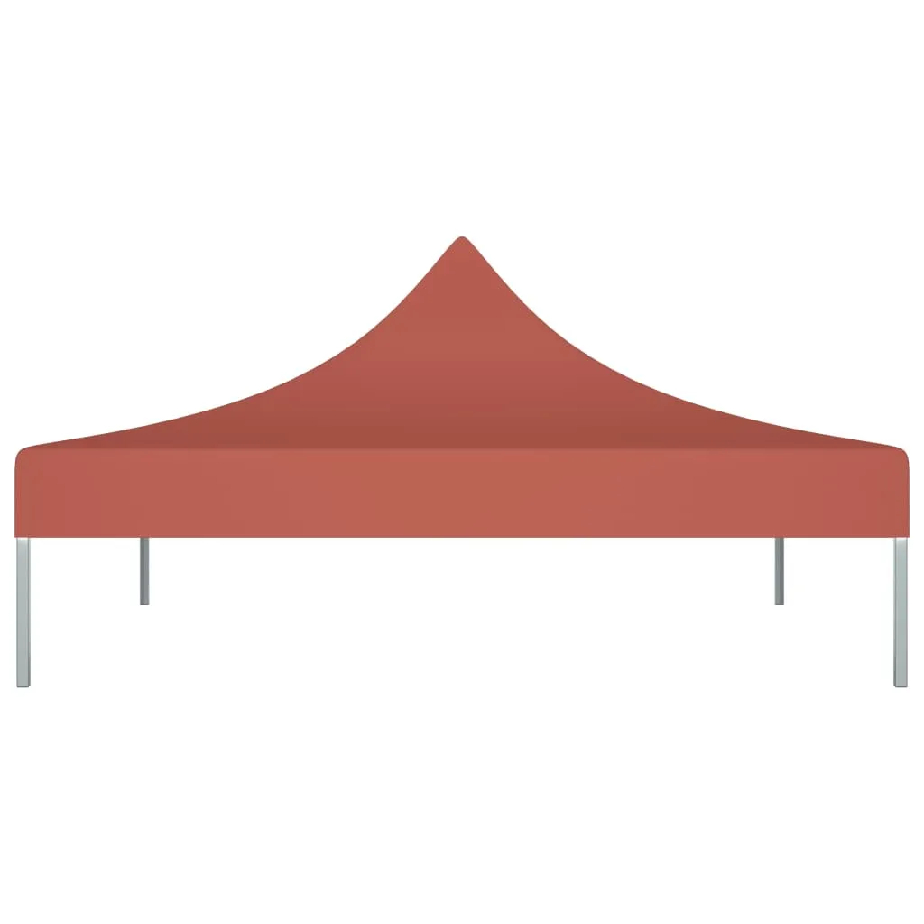 vidaXL Party Tent Roof 2x2 m Terracotta 270 g/m²