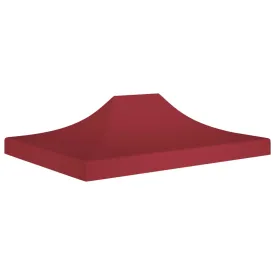 vidaXL Party Tent Roof 4x3 m Burgundy 270 g/m²