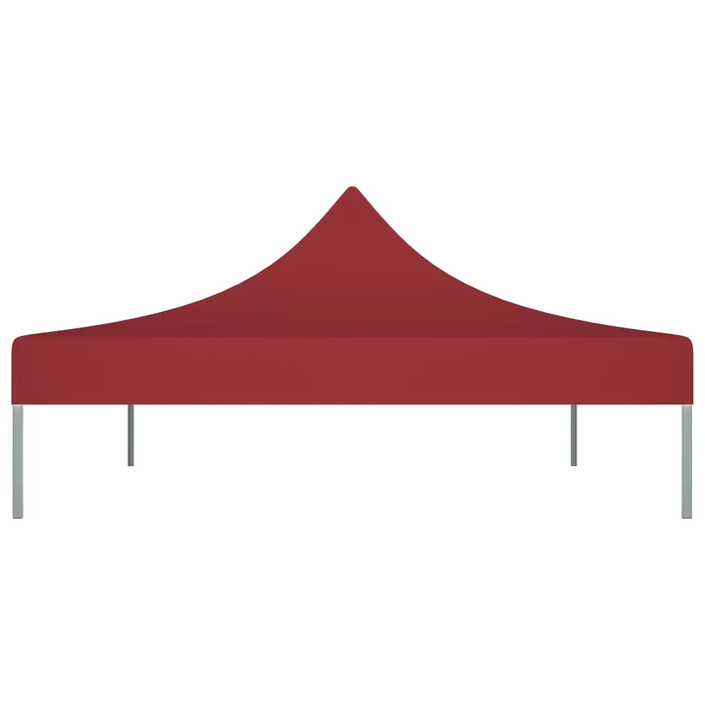 vidaXL Party Tent Roof 4x3 m Burgundy 270 g/m²