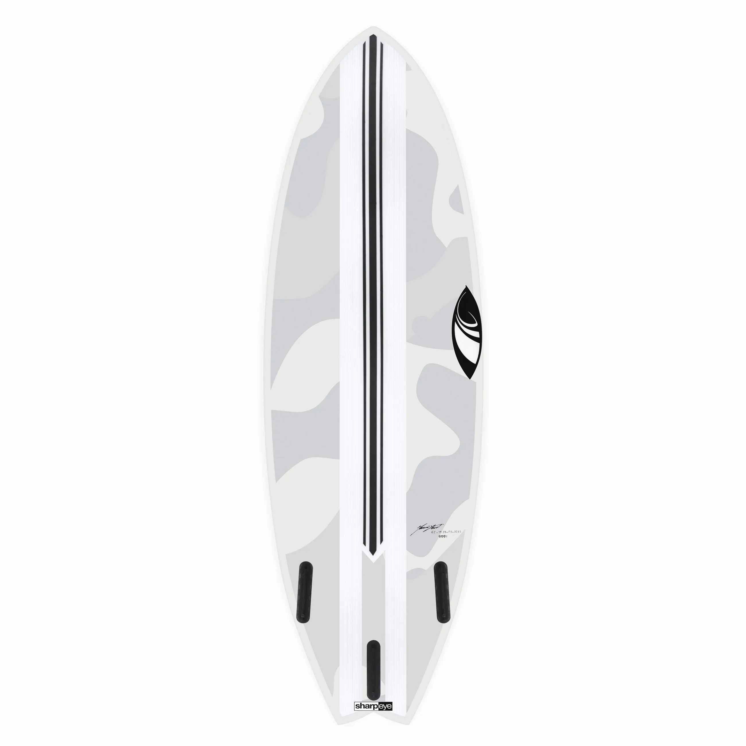 ZIPPER (E3 LITE) 5'4" x 19.65 X 2.5 - 29.60L, Swallow, 5x  Futures Fin Boxes, Epoxy E3 - ID:936331